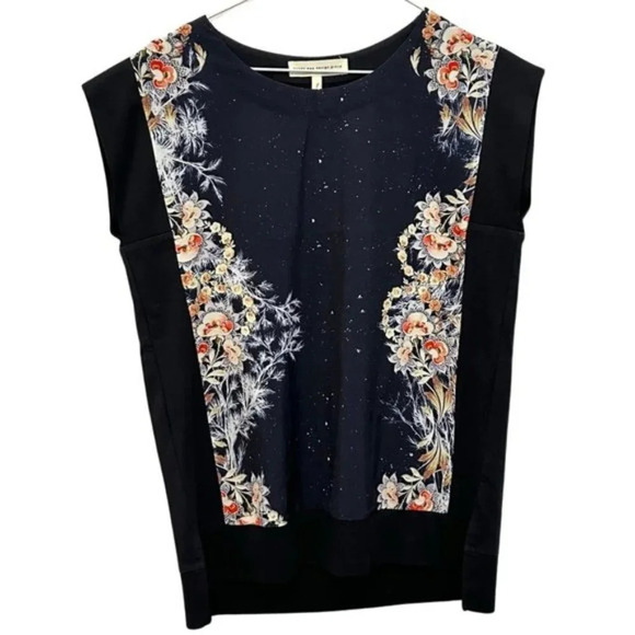 Honey Egg Design Group Floral Print Sleeveless Top NWT Women's XS-S - Picture 1 of 12
